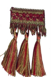 Majesty Wine Tassel Fringe